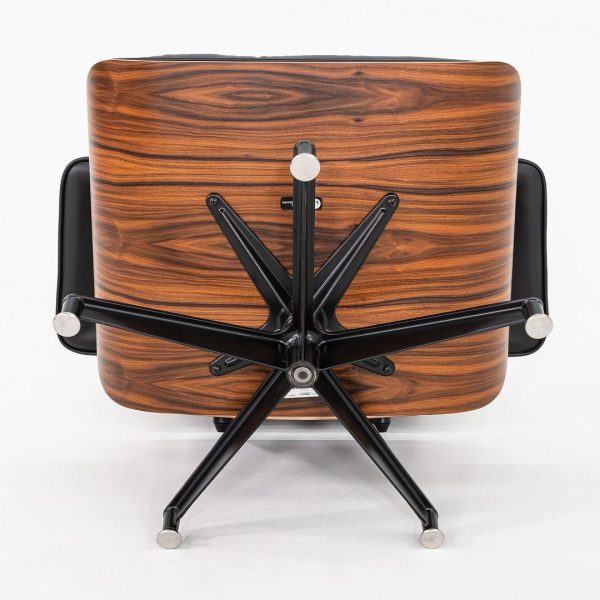 2024 Herman Miller Eames Lounge Chair and Ottoman | Black Leather, Santos Palisander - Image 10