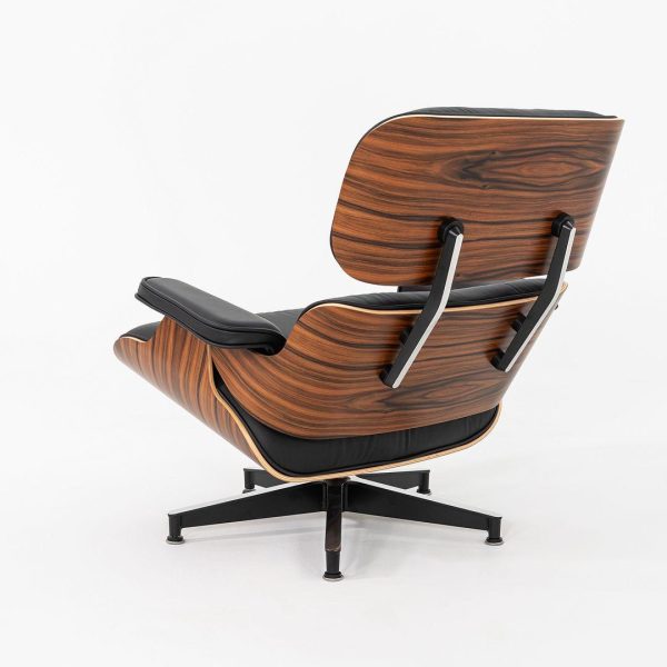 2024 Herman Miller Eames Lounge Chair and Ottoman | Black Leather, Santos Palisander - Image 8